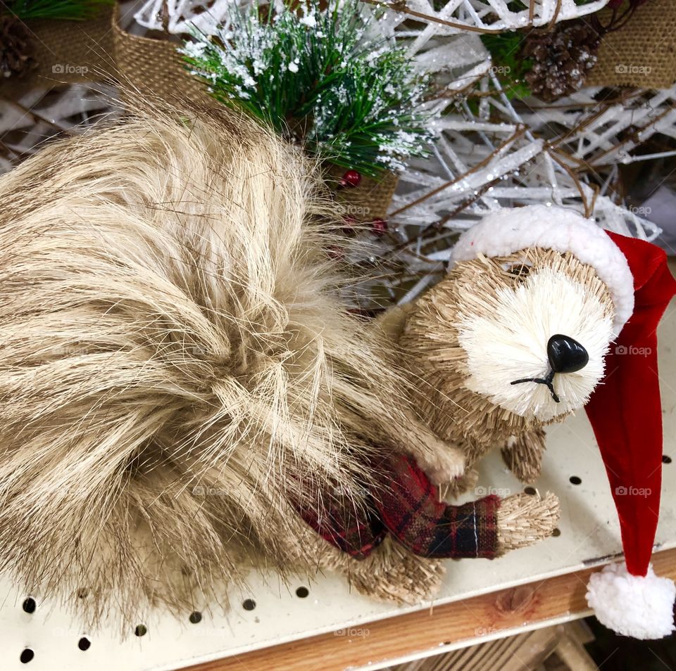 Christmas squirrel decor decorations 