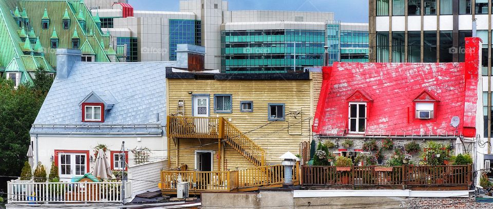 Old and New Quebec City 