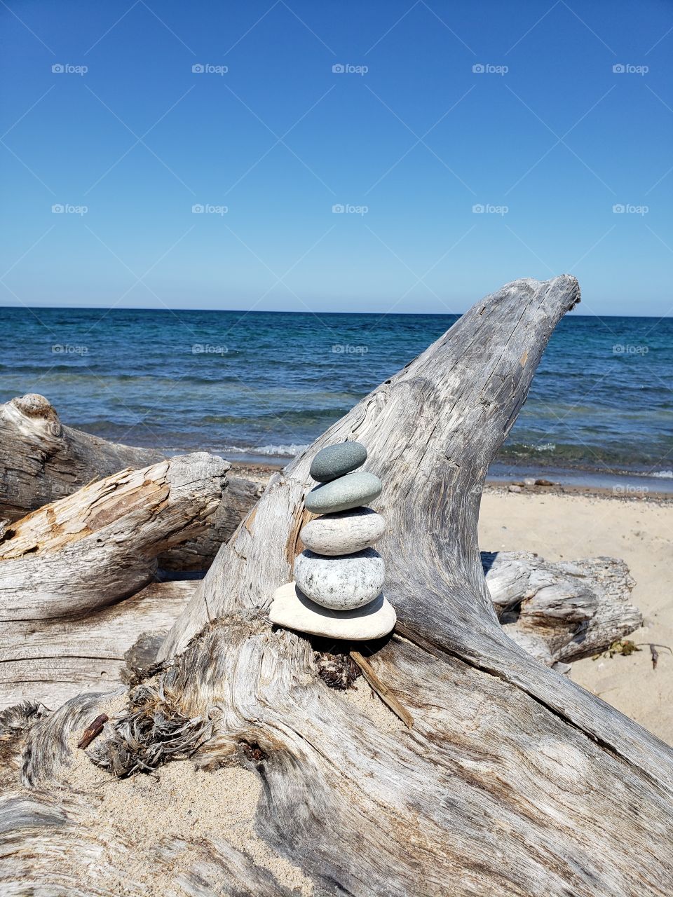 Cairn on Lake Superior