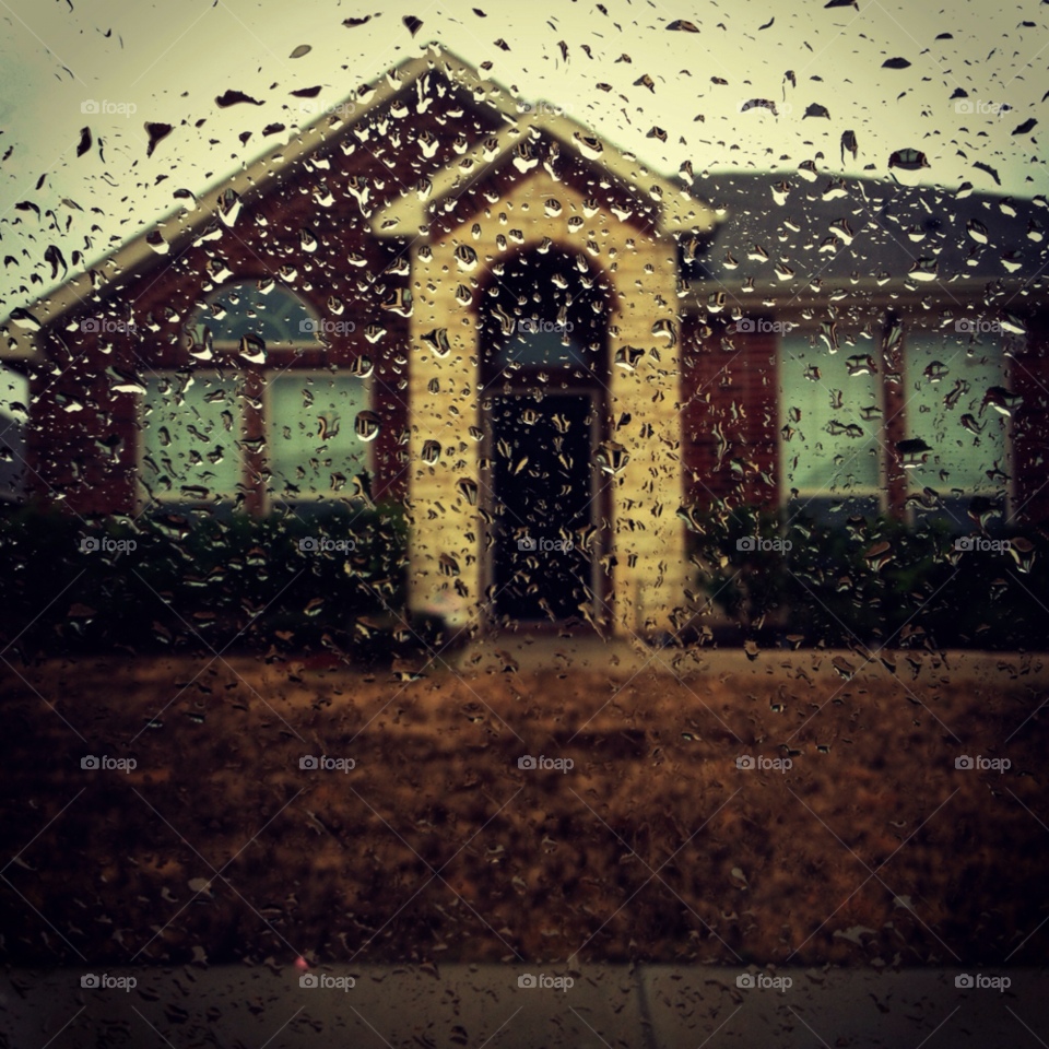house weather window rain by chad13