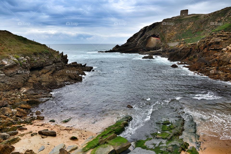 Santa Justa beach, Cantabria, Spain.