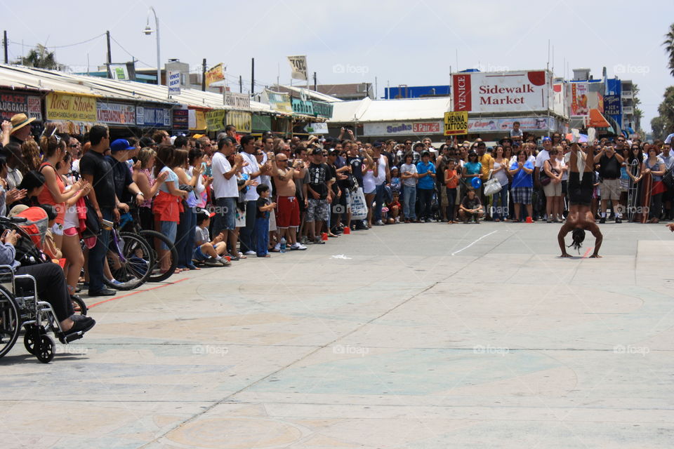 Venice Beach Street Performer. May 2009.