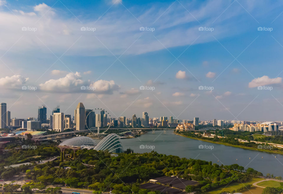 Beautiful cityscape of Singapore