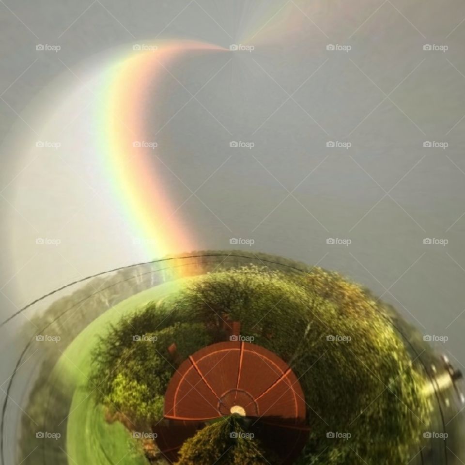 Contrast abstract colorful