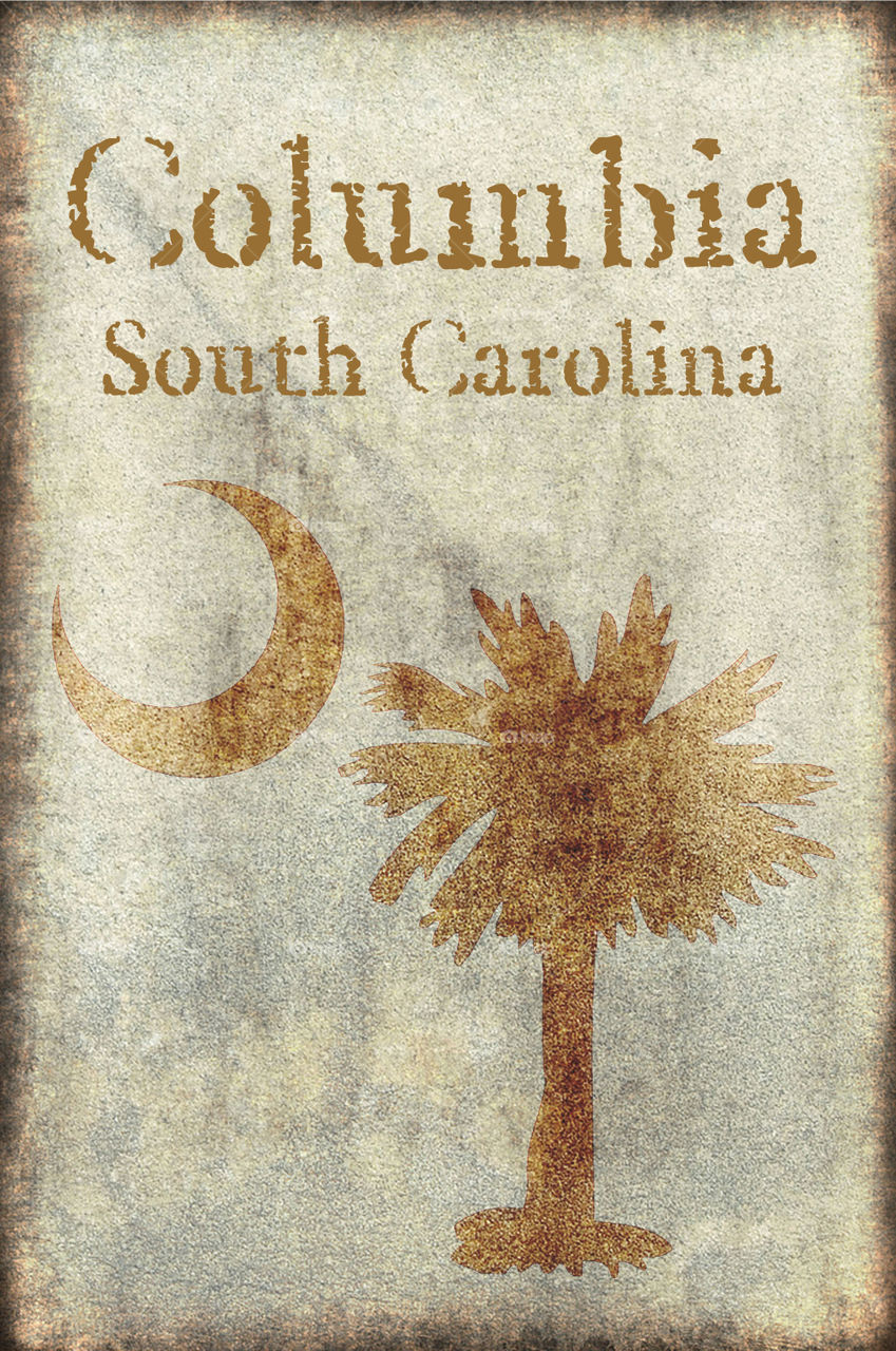 Columbia South Carolina graphic. 