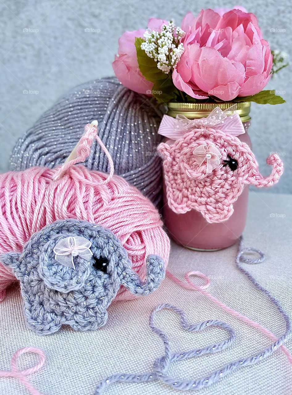 Crochet Elephants