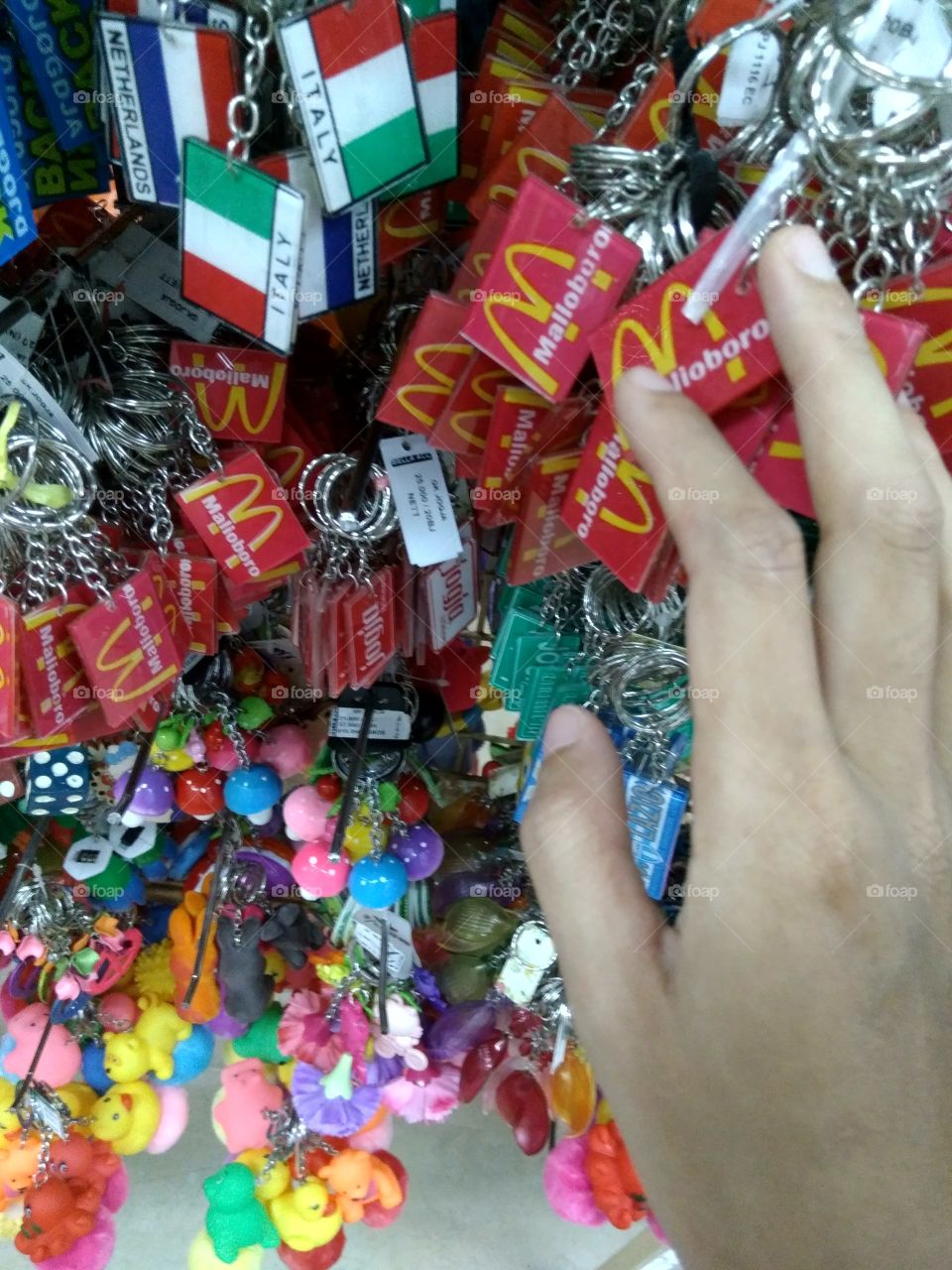 Key Chan in Malioboro market