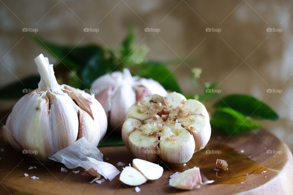 garlic and olive oil