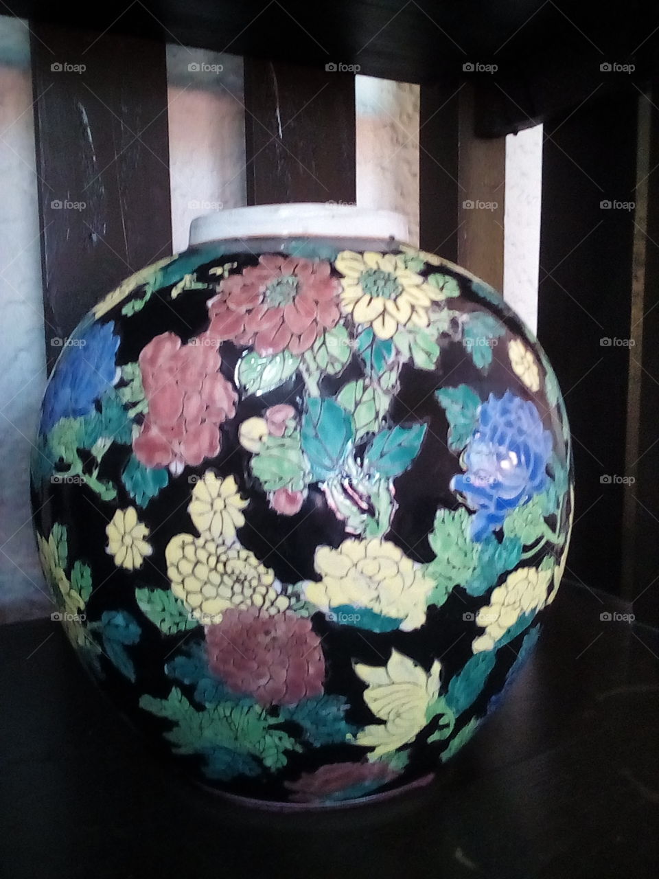 decorative ceramic jar