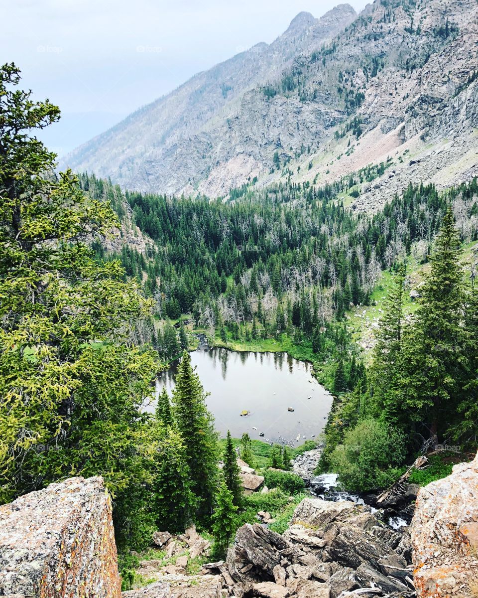 Lake in the mountains 