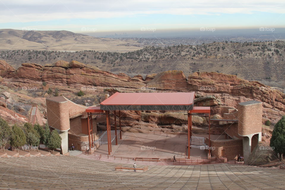 Red rock amphitheater