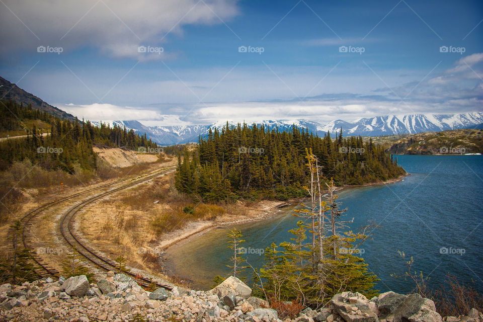 Tracks through Alaska