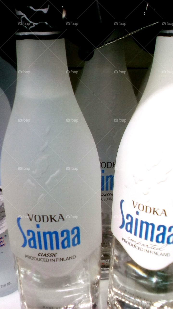 Vodca bottles