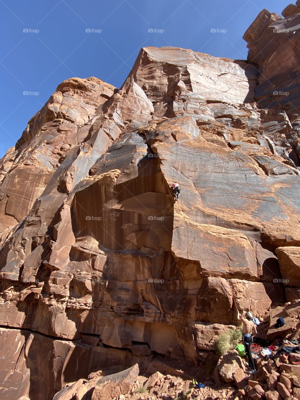 Incredible climb in Moab 