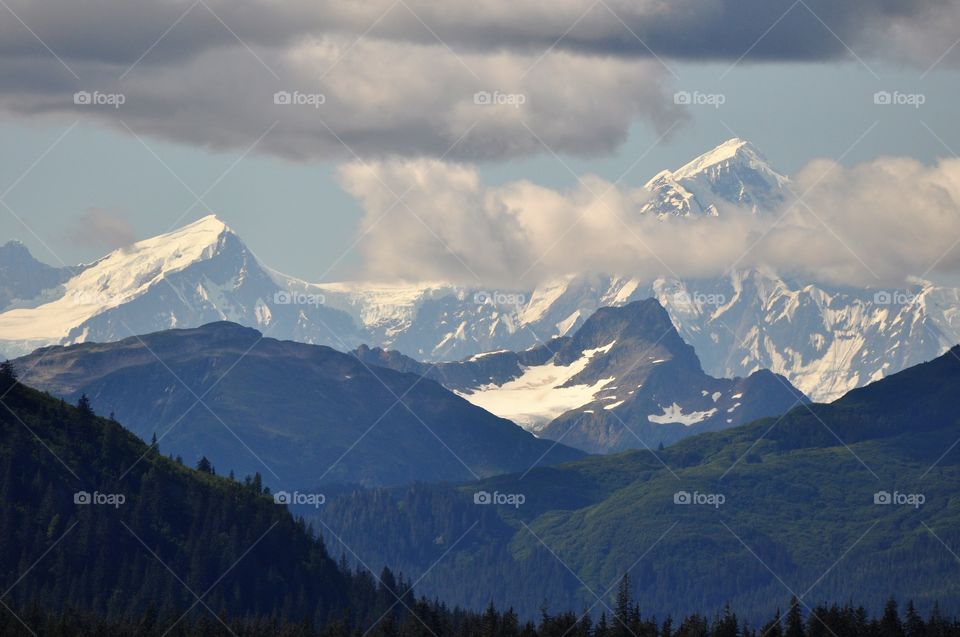 Hiking at the glaciers