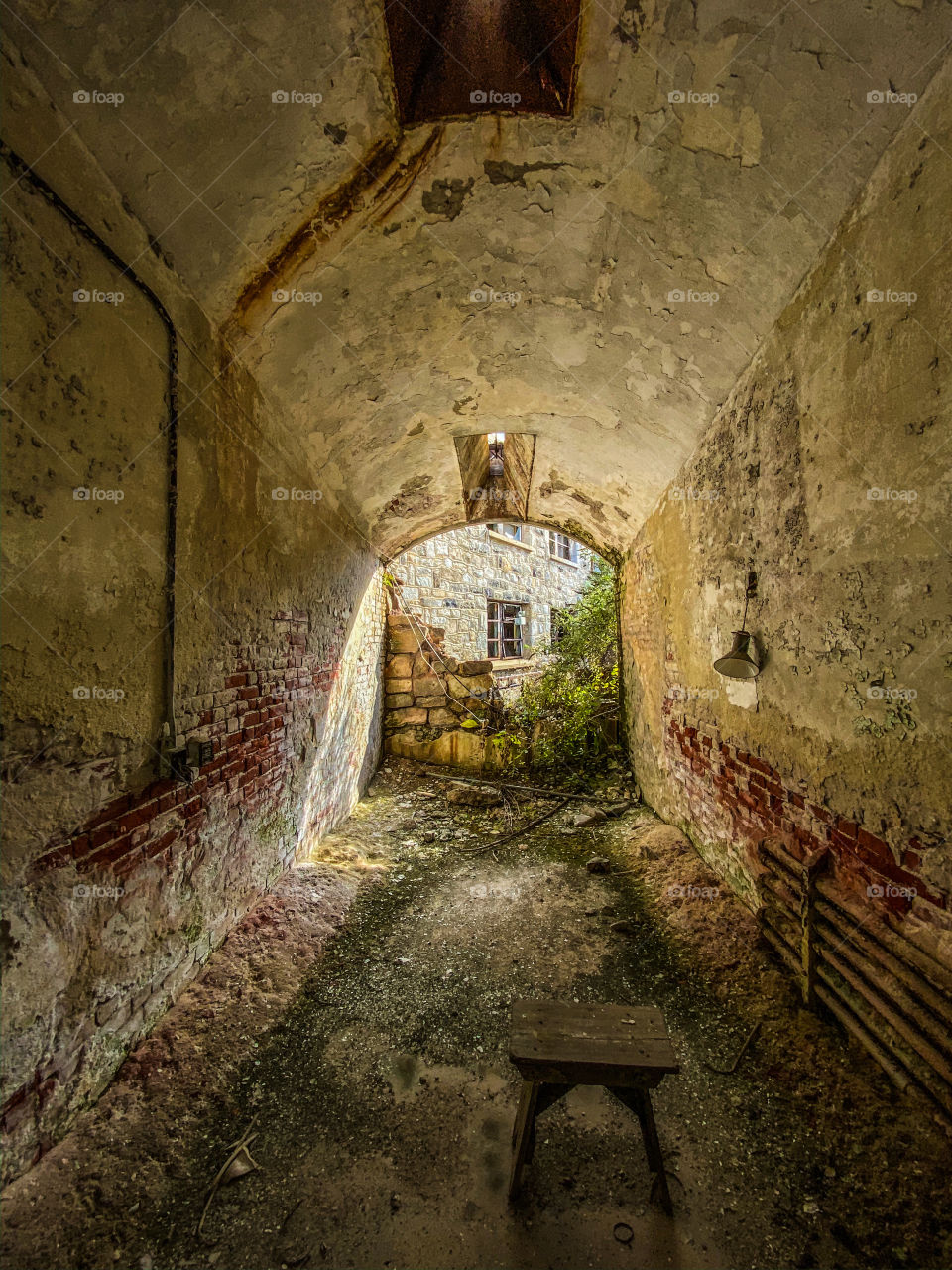 Old prison cell
