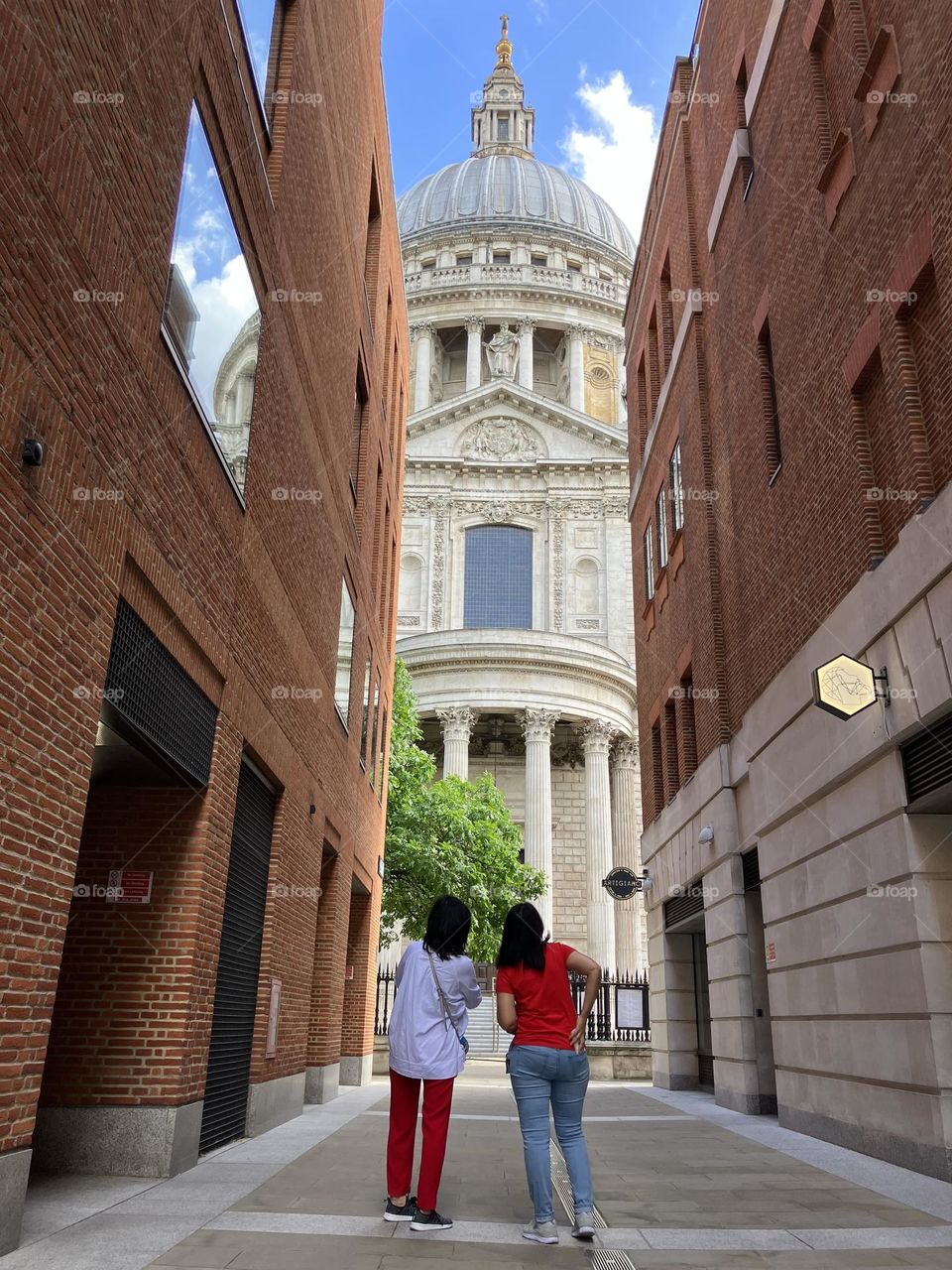 St Paul’s Cathedral from the back 