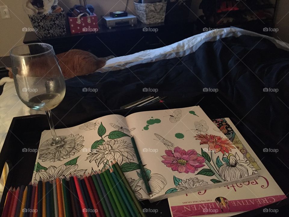 Coloring as an adult