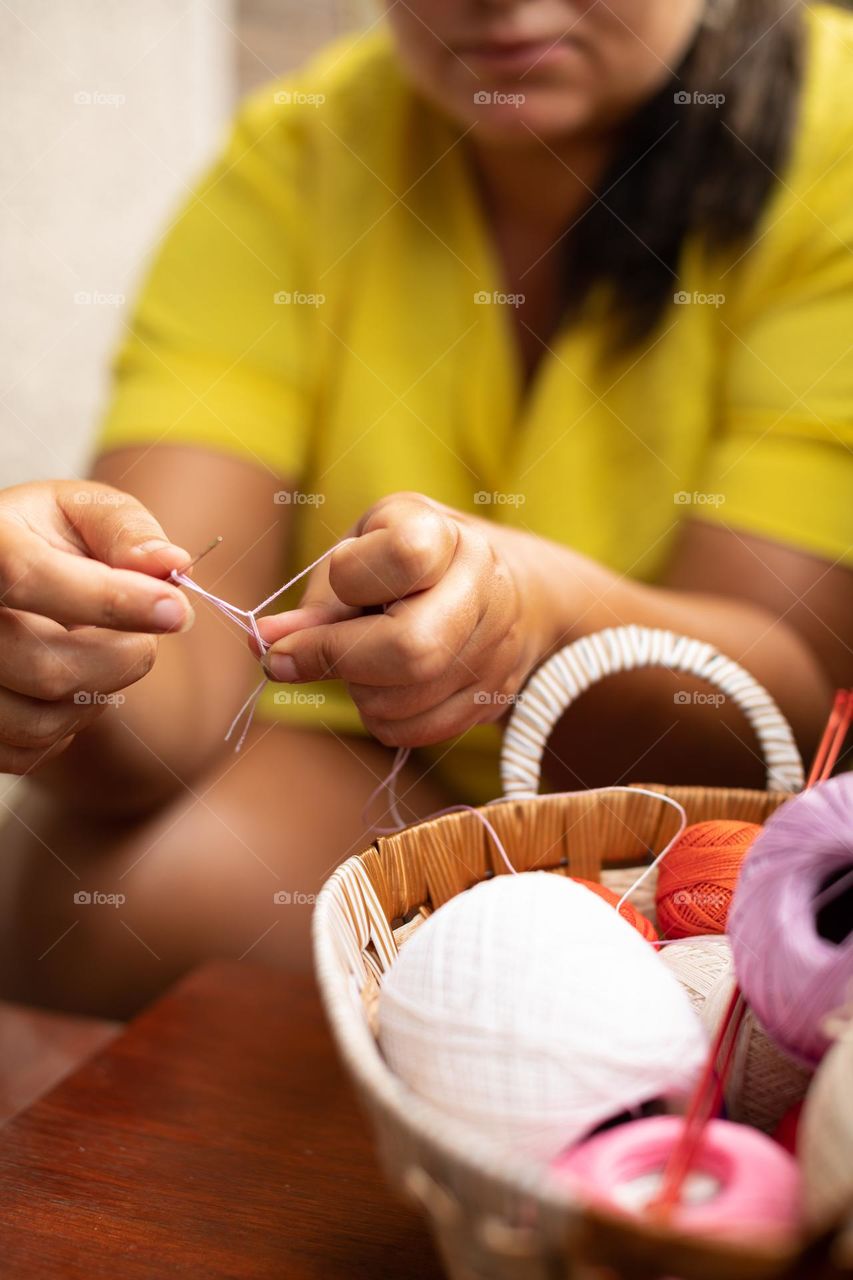 Crocheting