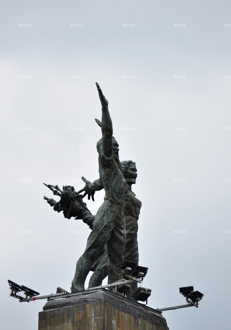 Selamat Datang statue in Jakarta