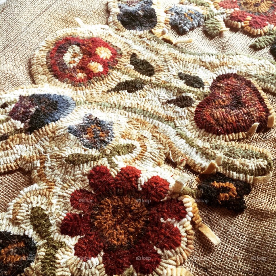 Wool rug
