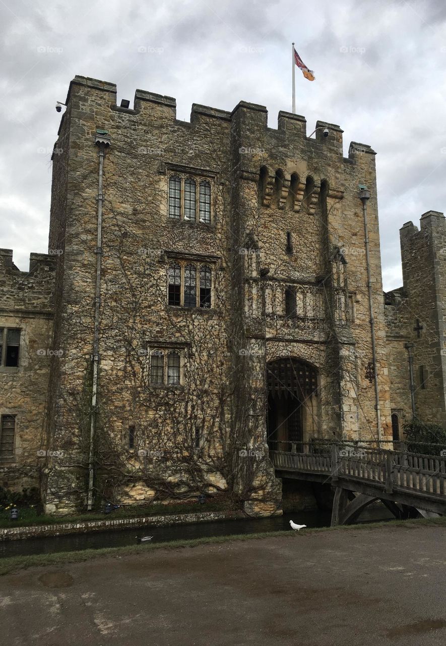 A photo of the entrance to Hever castle which is in Kent UK. 