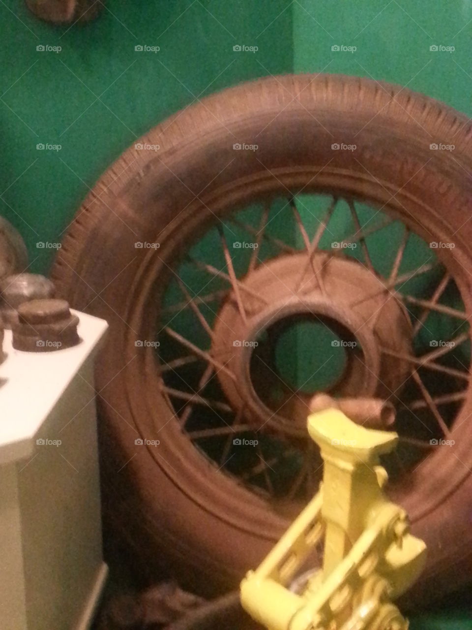 Antique Tire and Jack