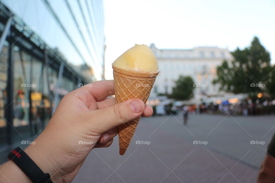 Ice cream is always welcome