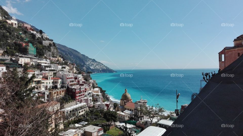 Amazing Sea view from the center of Positano