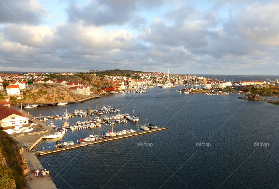 View over Kungshamn 