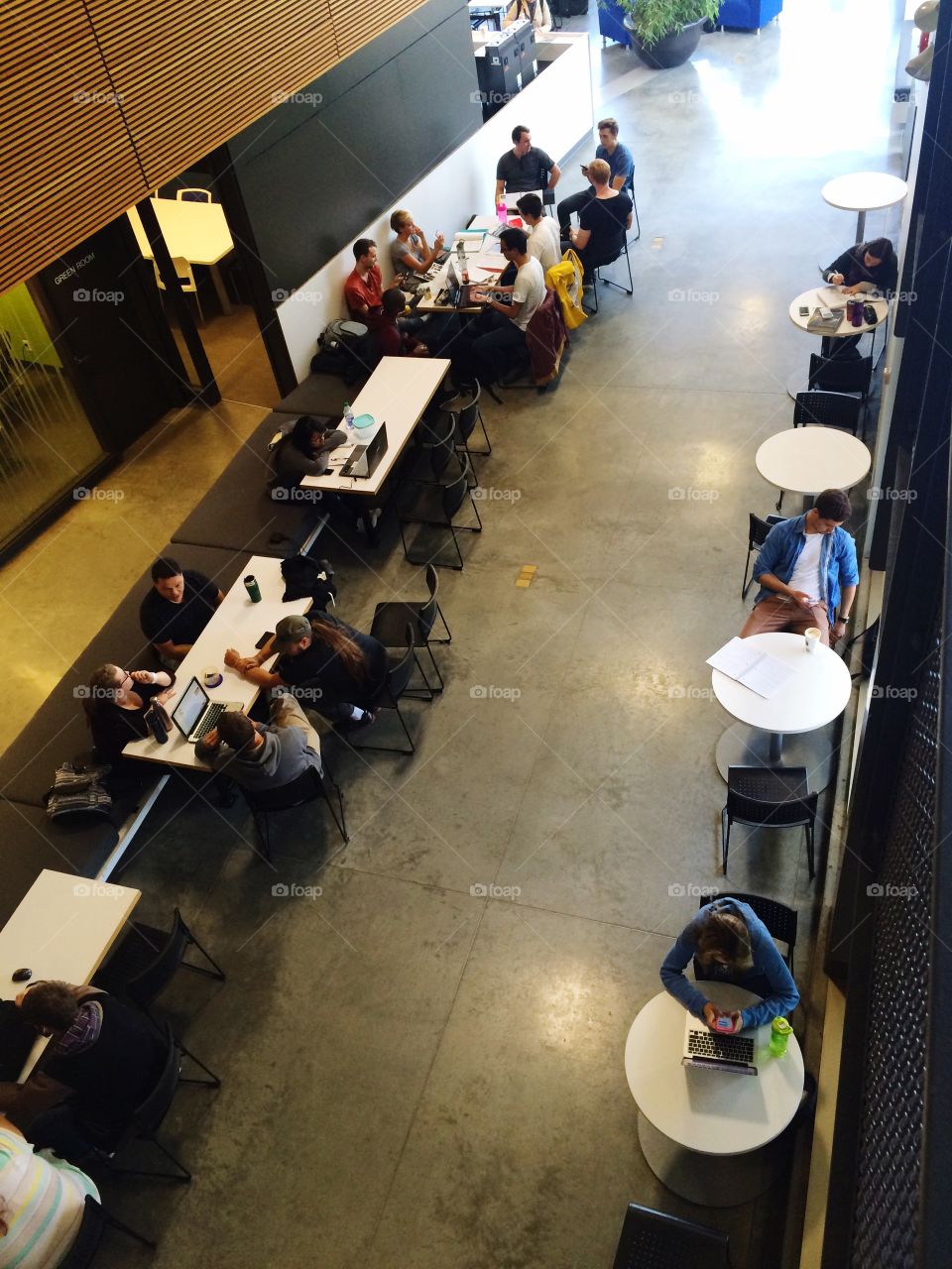 University students studying! 