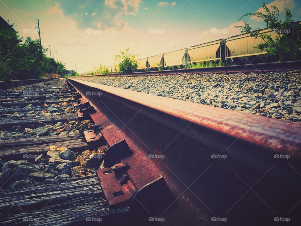 Railroad Tracks Filtered