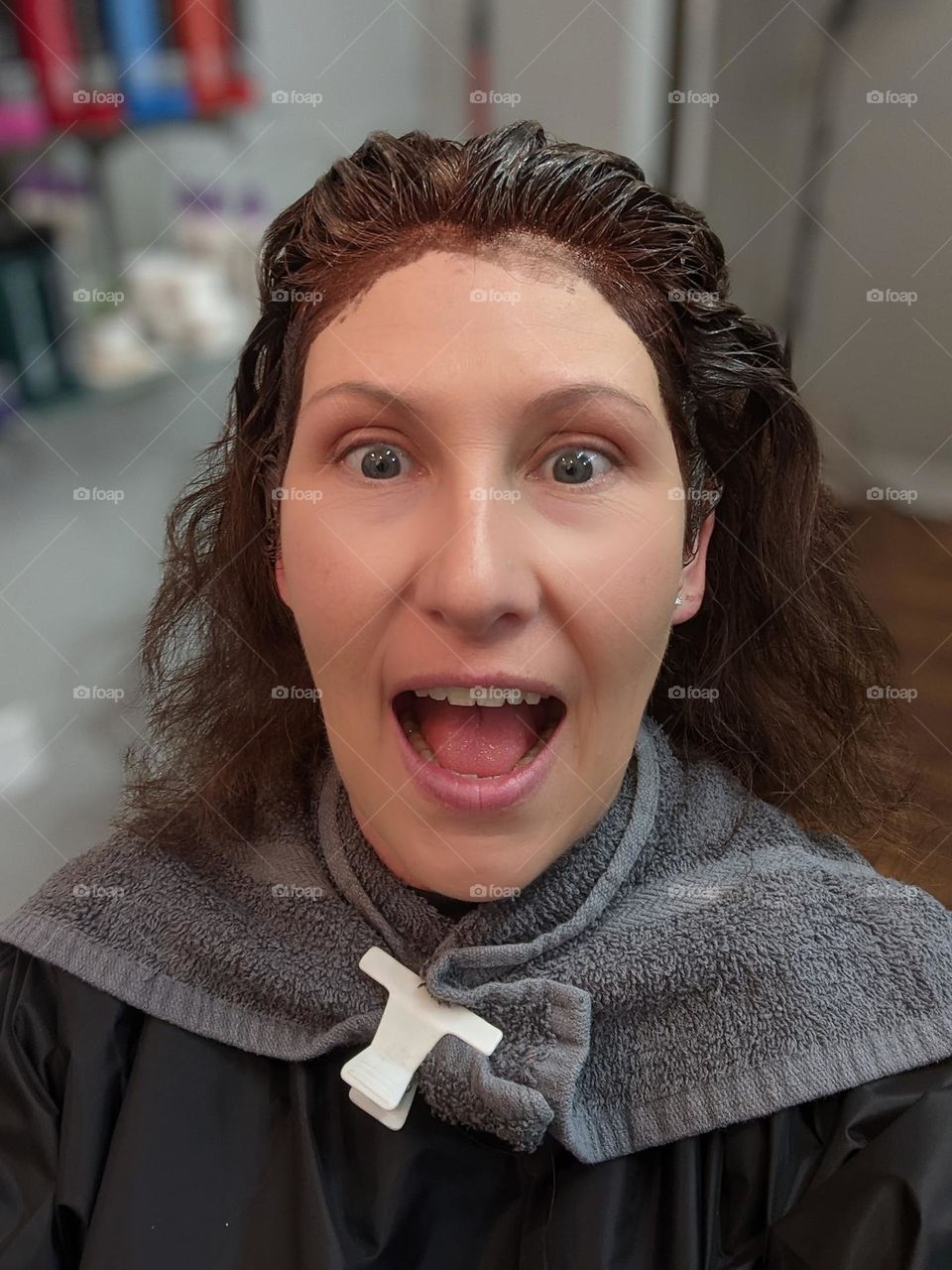 Surprised emotional reaction