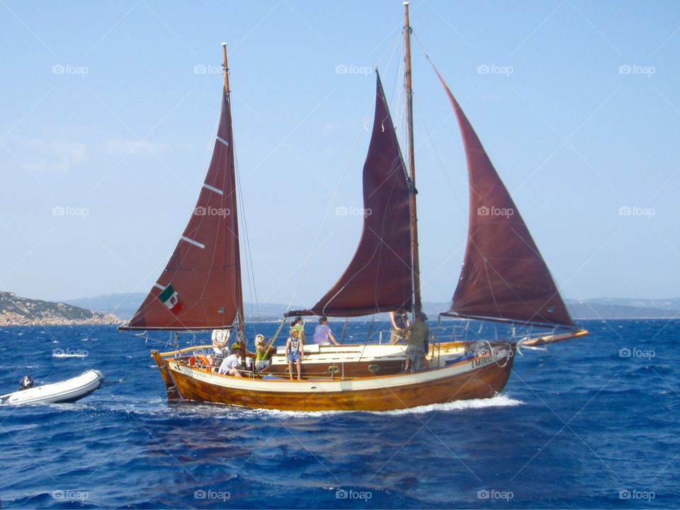 Sailing in Sardinia 