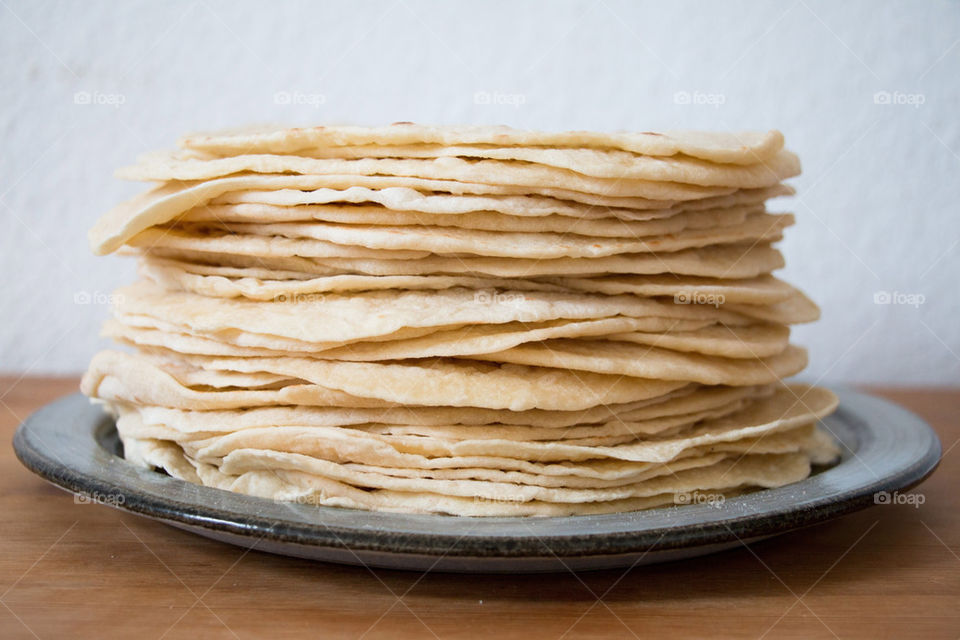 Stack of tortillas 