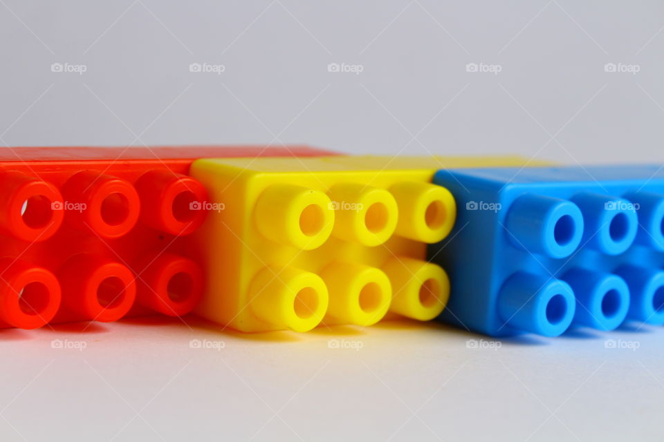 Coloured blocks