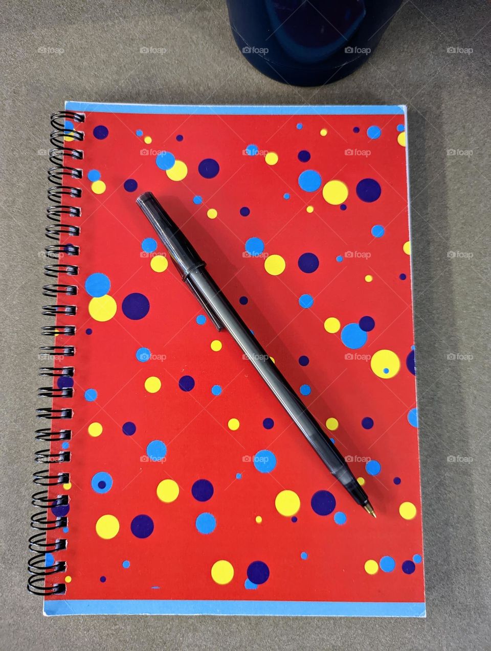 Polka Dot notebook and pen