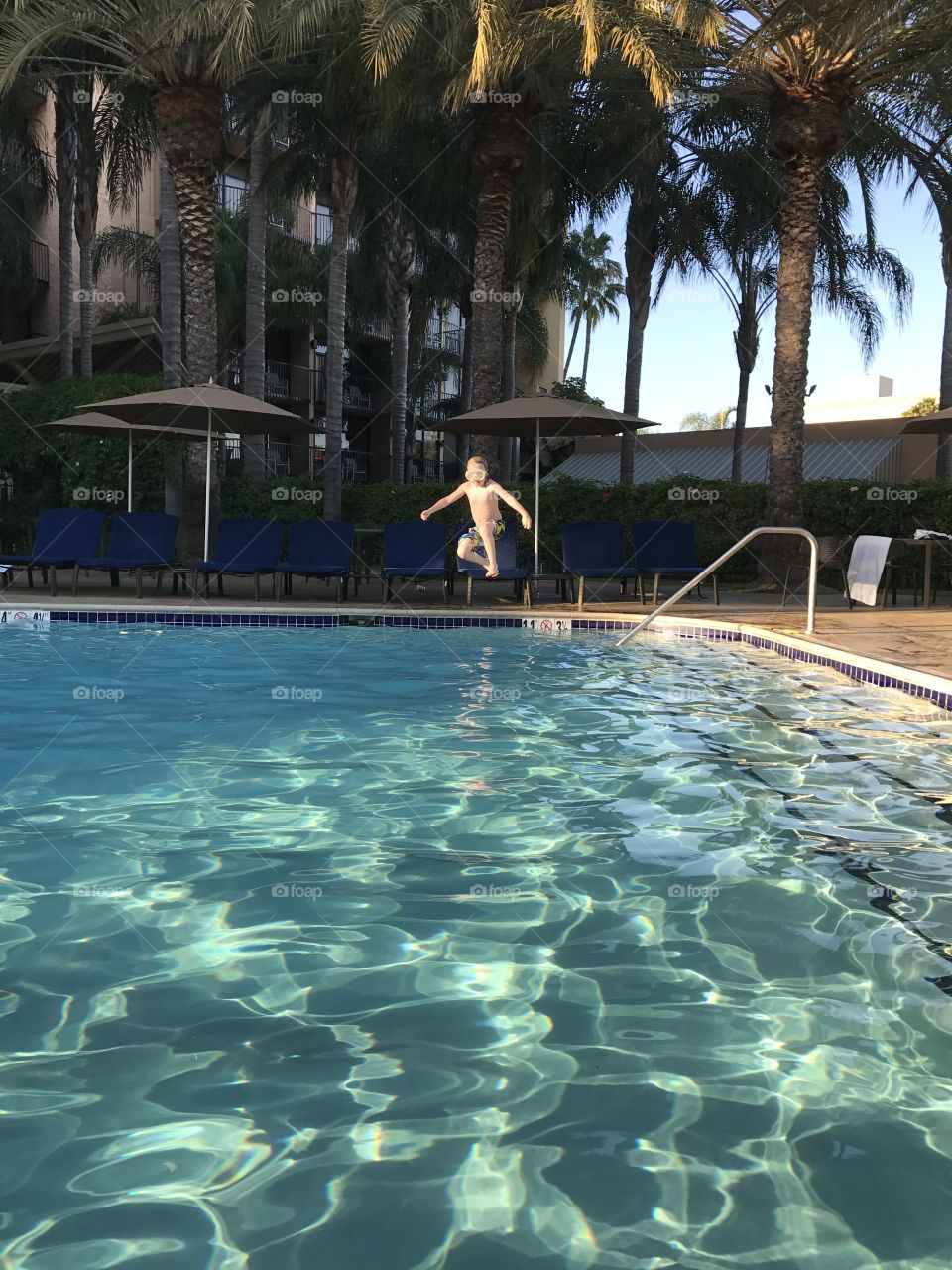 Jumping into the pool
