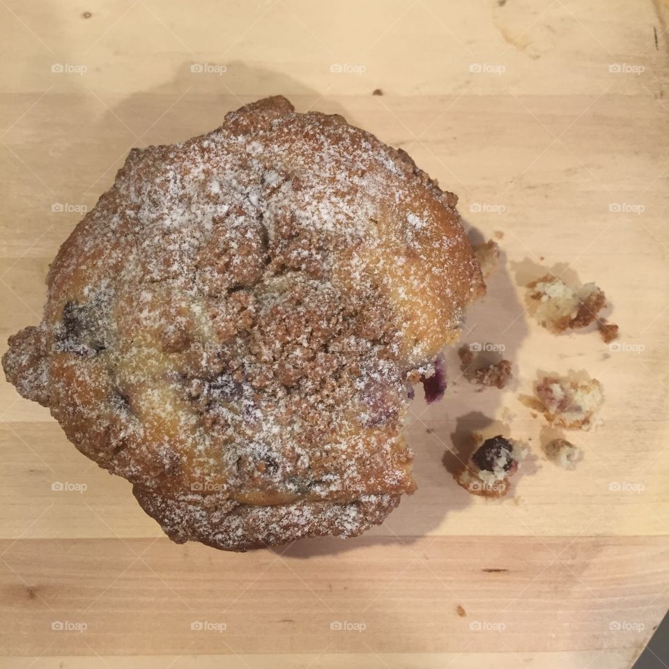 Blueberry muffin at ChocNYC