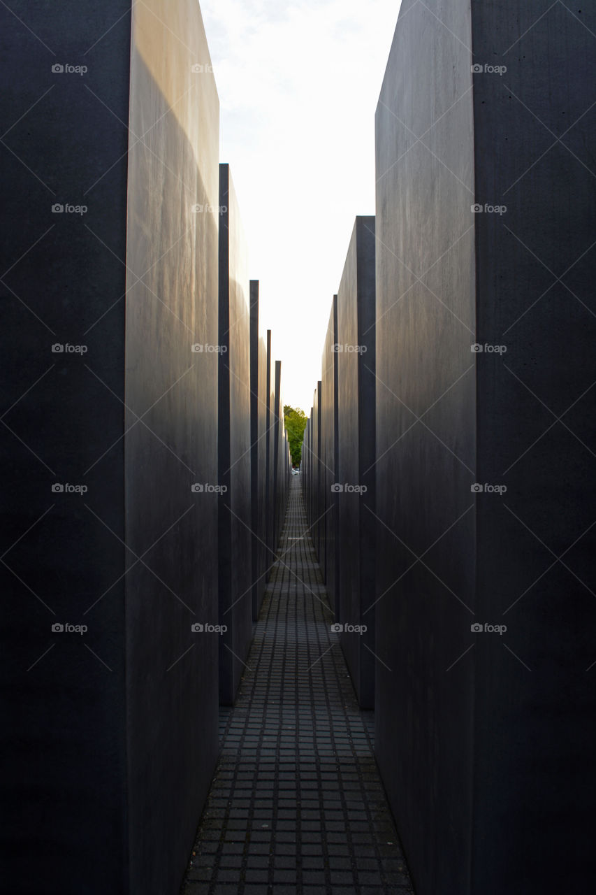 German monument concrete boxes