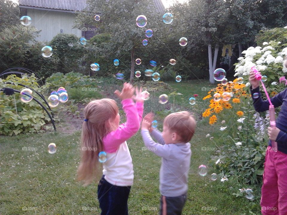 Child, People, Girl, Flower, Fun