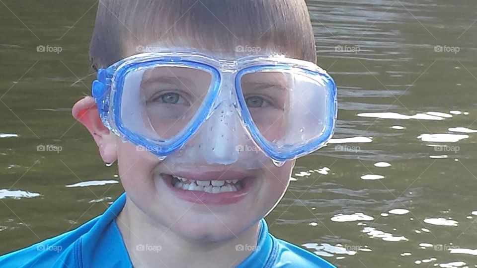 Fun, Sunglasses, Goggles, Swimming, Water