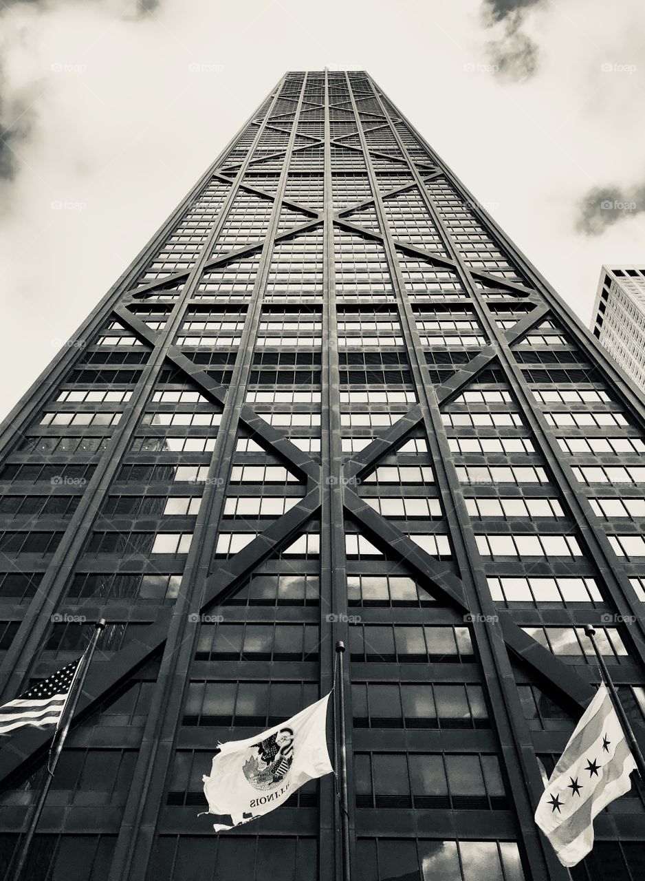 John Hancock Building Upward Chicago