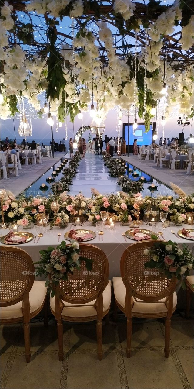 dinner wedding table
