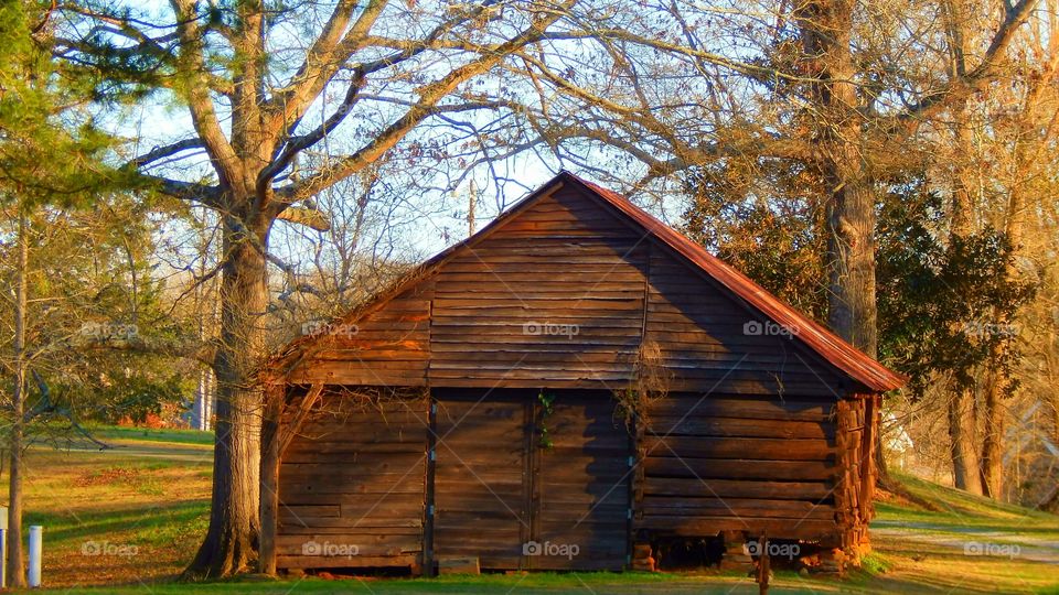 old barn, shed