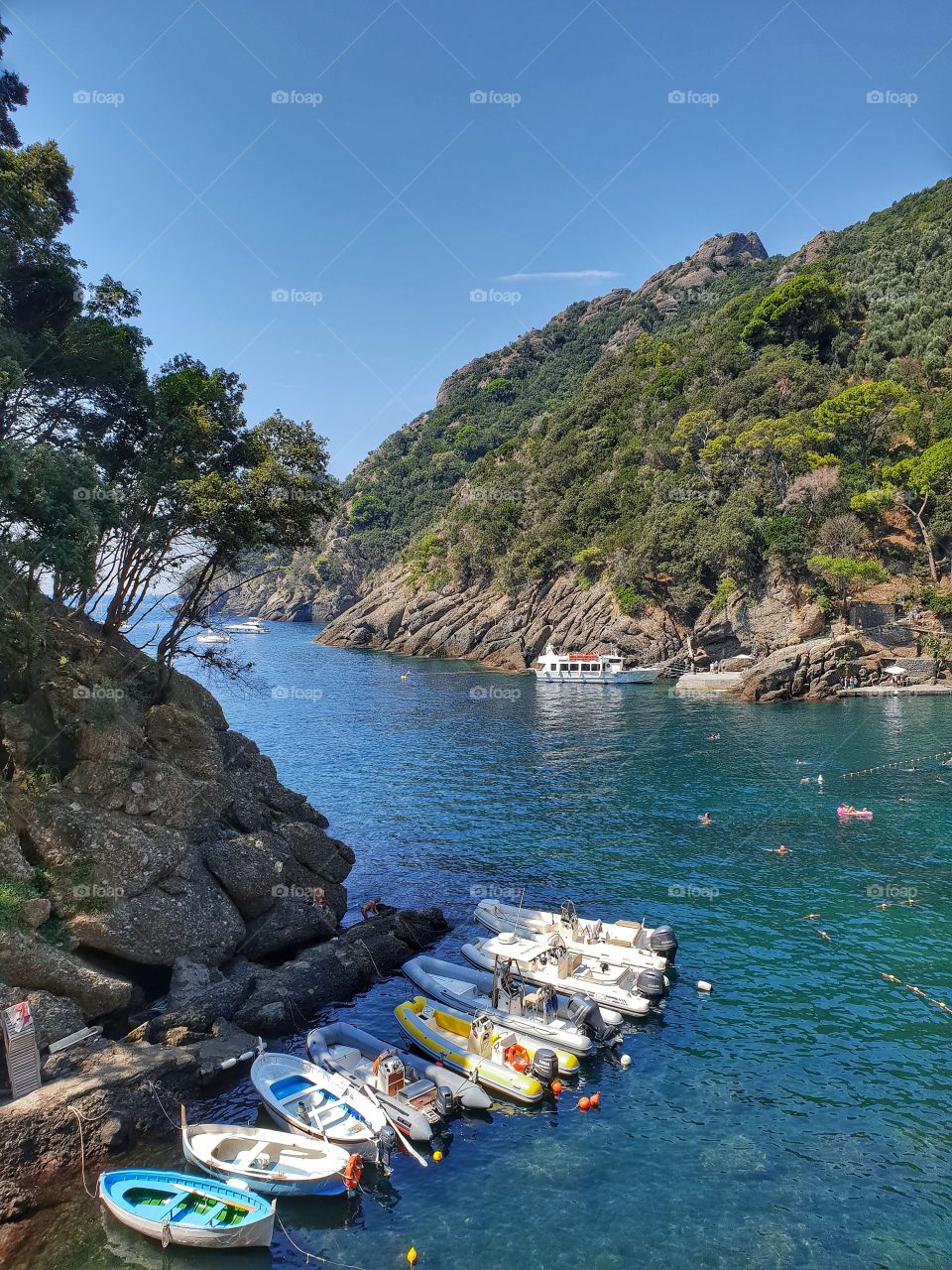 San Fruttuoso, Ligurian Sea, Italy