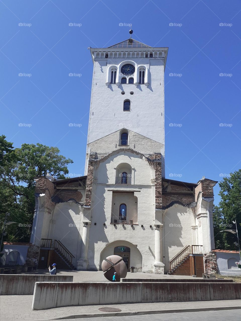 Башня лютеранской церкви Св.Троицы в Елгаве