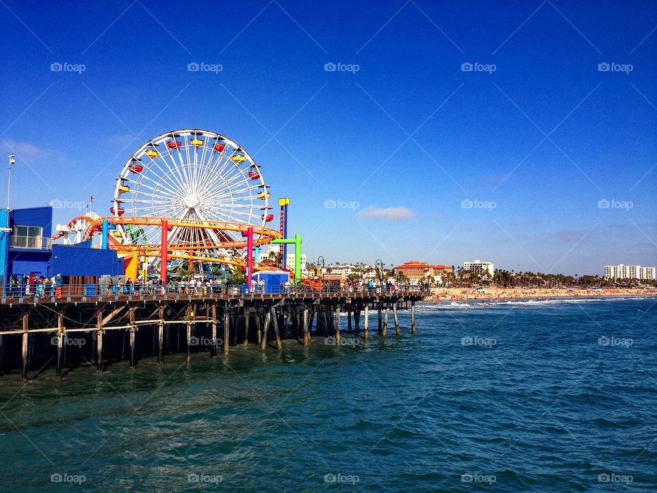The Pier Of Santa Monica 