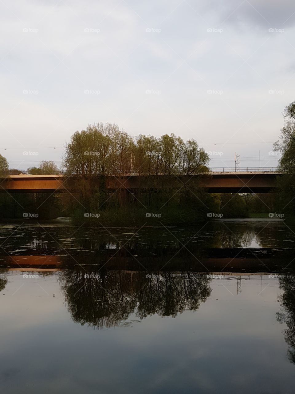Brücke Spiegelung