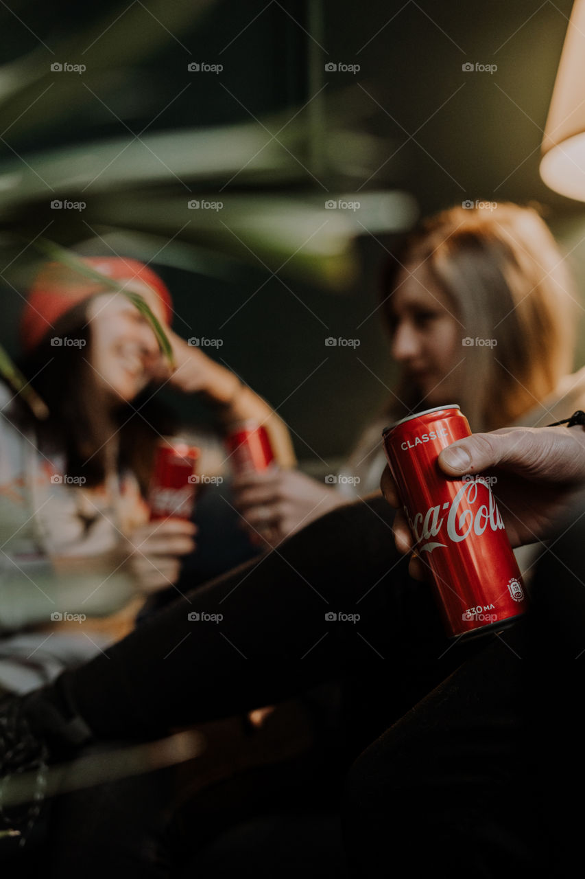 friends with coca cola